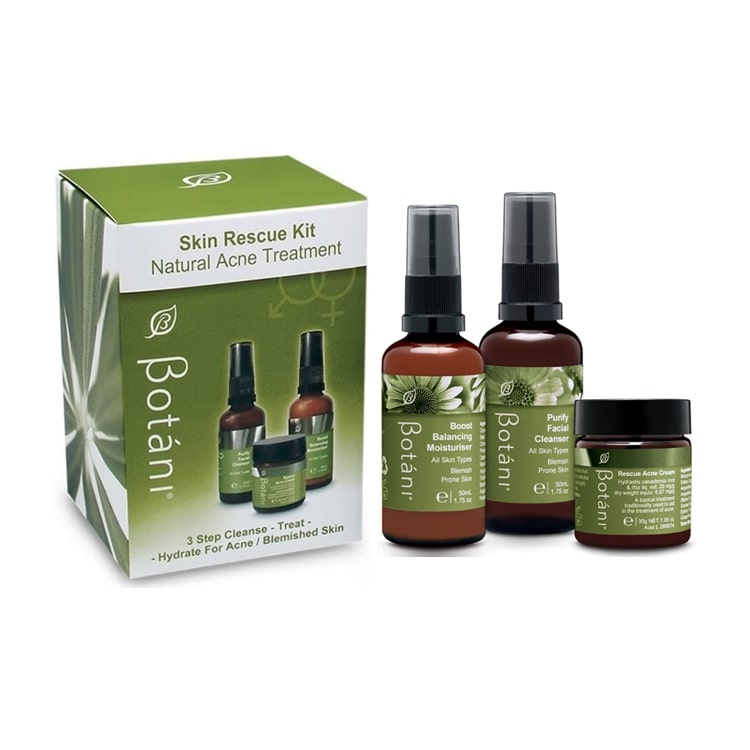 Bộ sản phẩm trị mụn Botani – Rescue Skin Kit